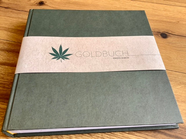 Fotoalbum Hanf grün 25x25cm 60S. Goldbuch - Polly Paper - Umweltfreundliche Schreibwaren