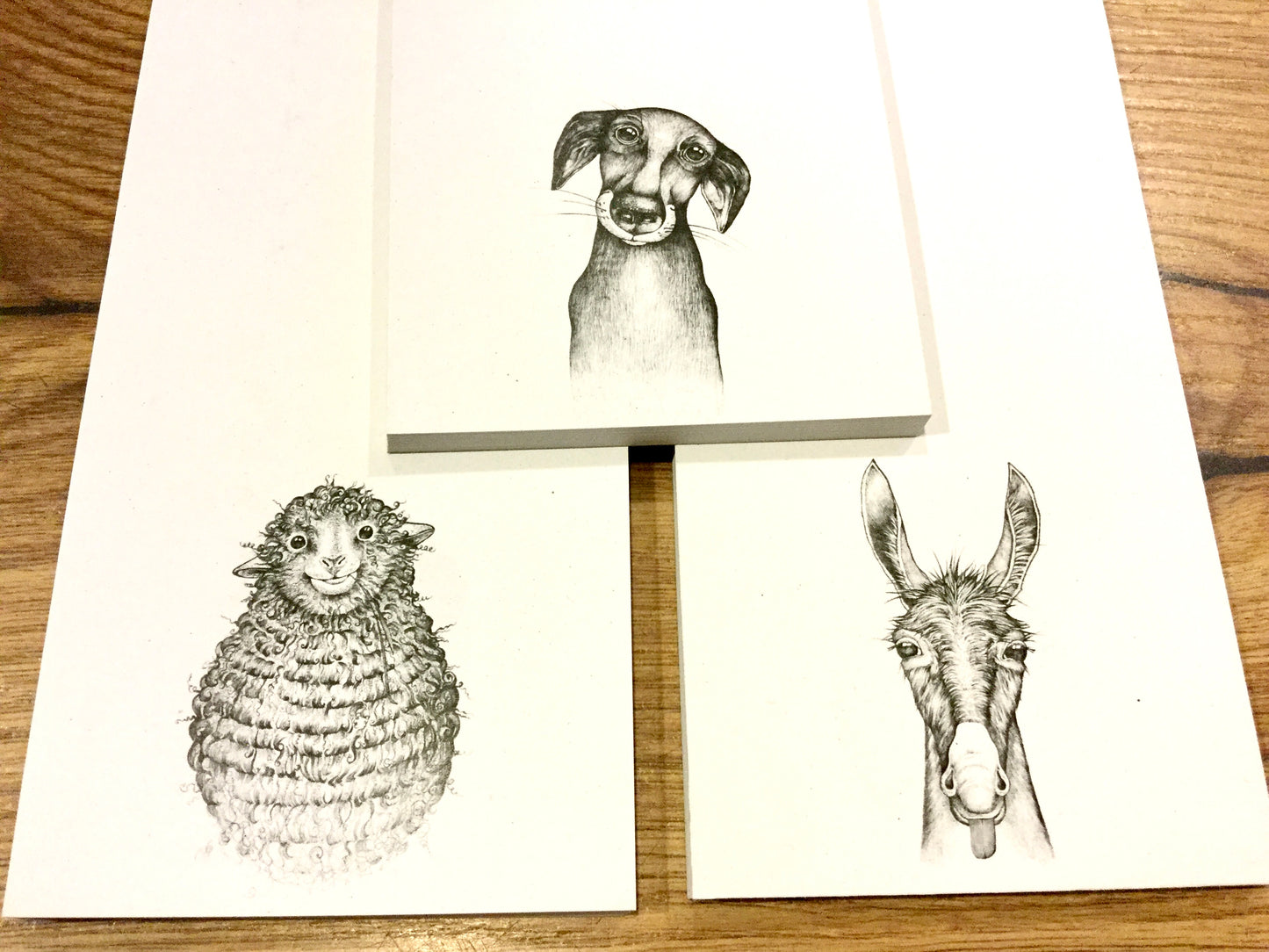 Notizblock Tiere 8x17cm lang Ligarti° - Polly Paper - Umweltfreundliche Schreibwaren