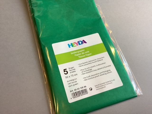 Seidenpapier 50x70cm Heyda 20g° - Polly Paper - Umweltfreundliche Schreibwaren