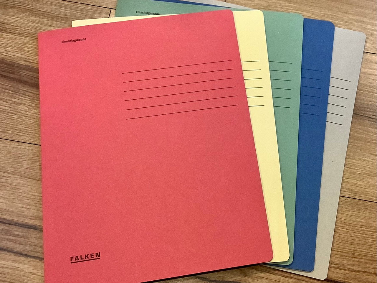 Einschlagmappe A4 Falken Recyclingkarton° - Polly Paper - Umweltfreundliche Schreibwaren