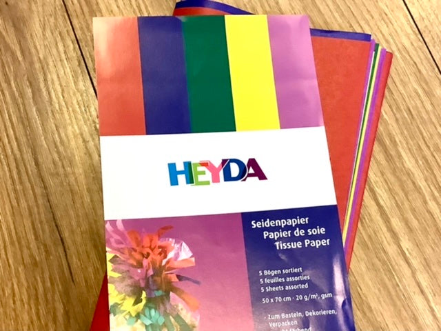 Seidenpapier 50x70cm Heyda 20g° - Polly Paper - Umweltfreundliche Schreibwaren