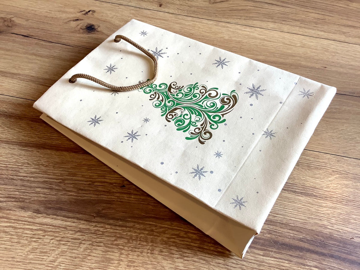 Geschenktasche Weihnachten handgeschöpft°