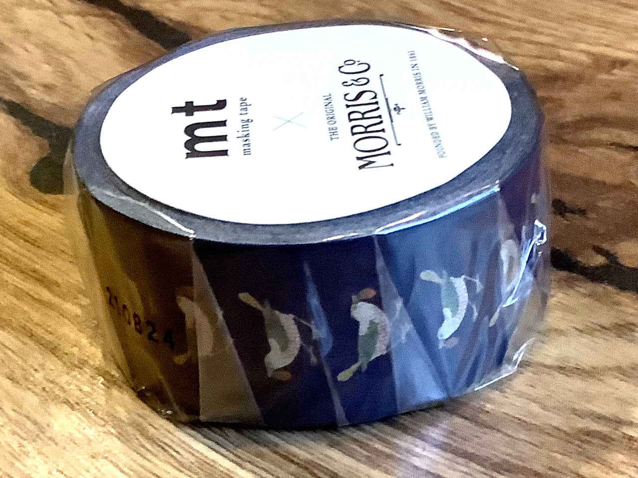 mt tape Morris Strawberry Thief Bird 2cm 7m