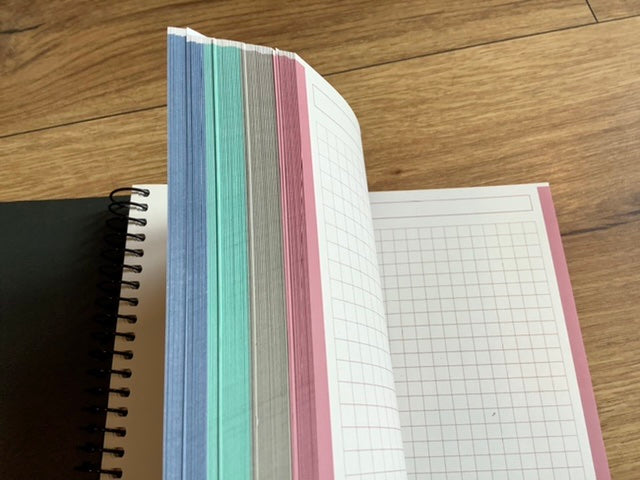 Spiralbuch A5 Recycling 120 Blatt „Notes“° - Polly Paper - Umweltfreundliche Schreibwaren