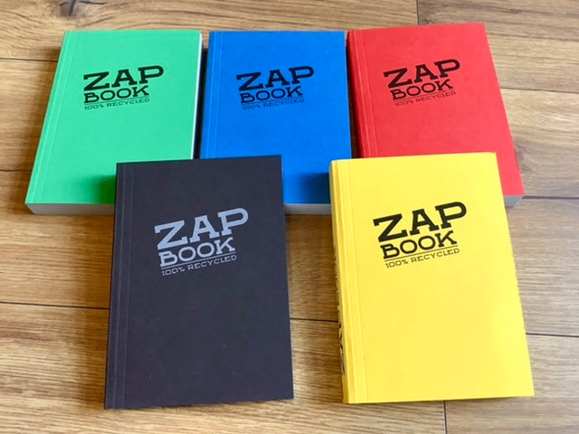 ZAPbook A6 geleimt 80g (Grundfarben) - Polly Paper - Umweltfreundliche Schreibwaren