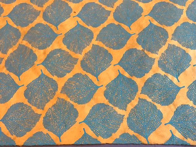 Geschenkpapier Lokta Lamali Leaves