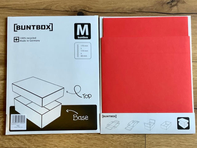 Buntbox M (17x11cm) Geschenkschachtel° - Polly Paper - Umweltfreundliche Schreibwaren