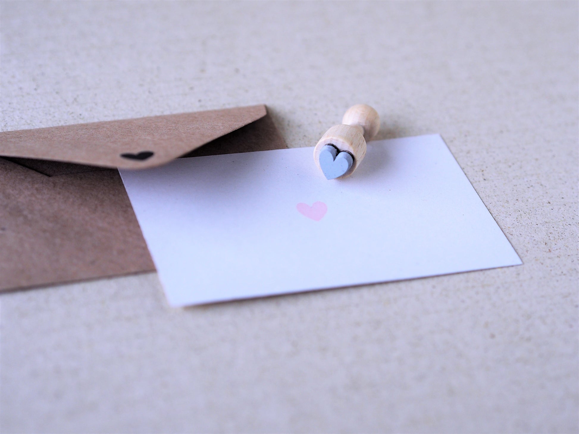 Mikro-Stempel Herz 1cm (Bordschätze) - Polly Paper - Umweltfreundliche Schreibwaren