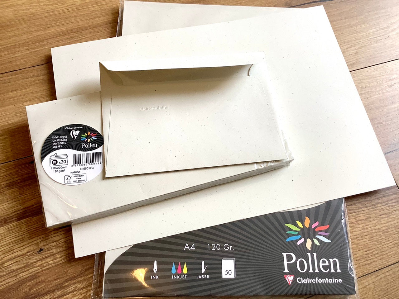 Briefpapier „Pollen Natura“ RC° - Polly Paper - Umweltfreundliche Schreibwaren