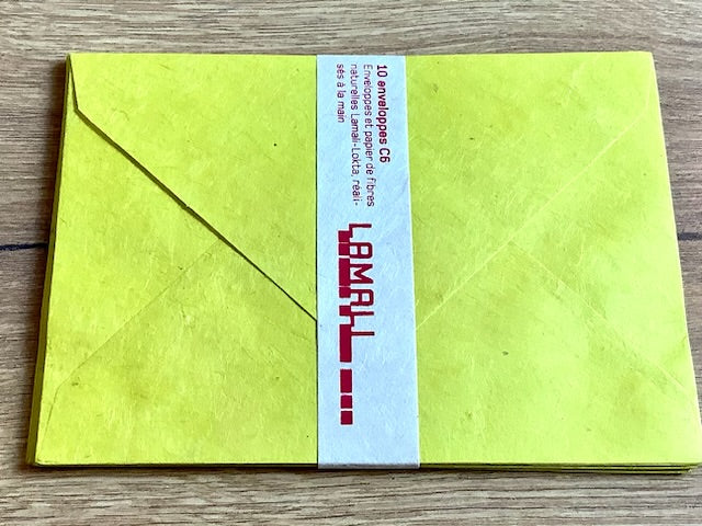 Briefumschläge 10x C6 Nepalpapier Lamali° - Polly Paper - Umweltfreundliche Schreibwaren