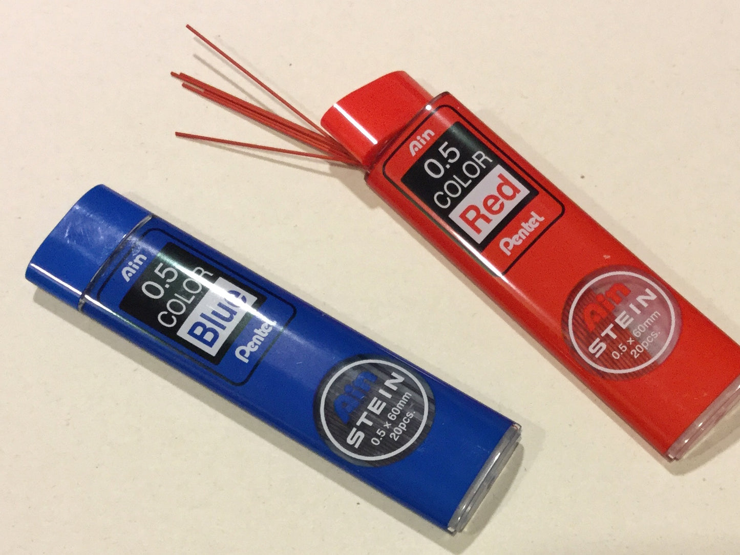 Feinminen 0,5mm Farbminen 20 Pentel Ain Stein°
