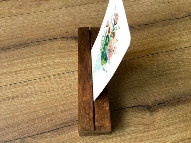 Bilder-Ständer Nussbaumholz - Polly Paper - Umweltfreundliche Schreibwaren
