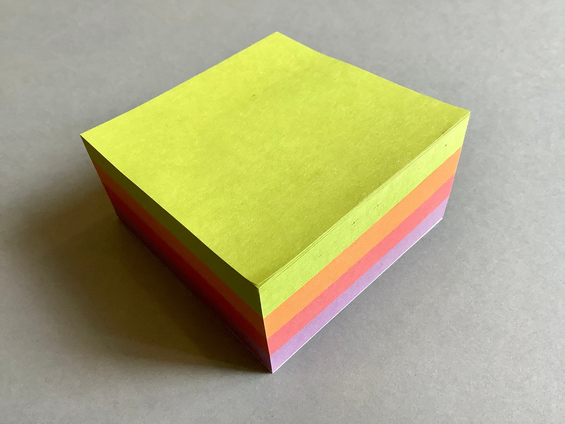Haftnotizen 75x75mm 400Bl 4 Farben - Polly Paper - Umweltfreundliche Schreibwaren