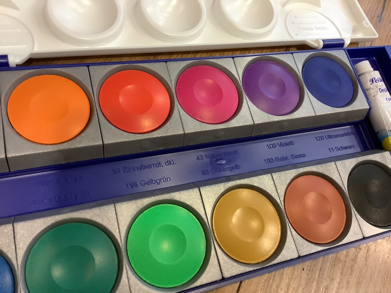 Pelikan Ersatzfarben Farbtöpfchen für K12° - Polly Paper - Umweltfreundliche Schreibwaren