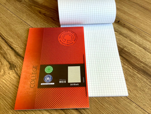 A5-Block kariert 50Bl "College" RC