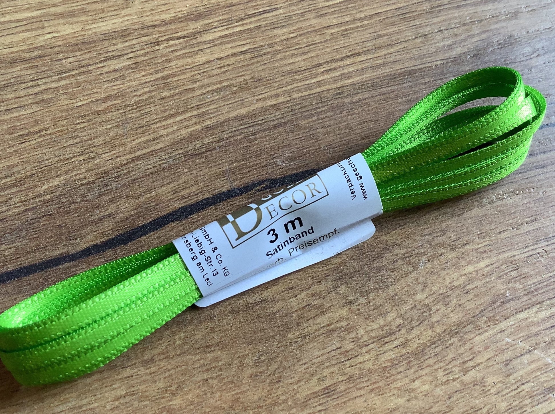 Satinband 3m 3mm dünn Geschenkband° - Polly Paper - Umweltfreundliche Schreibwaren