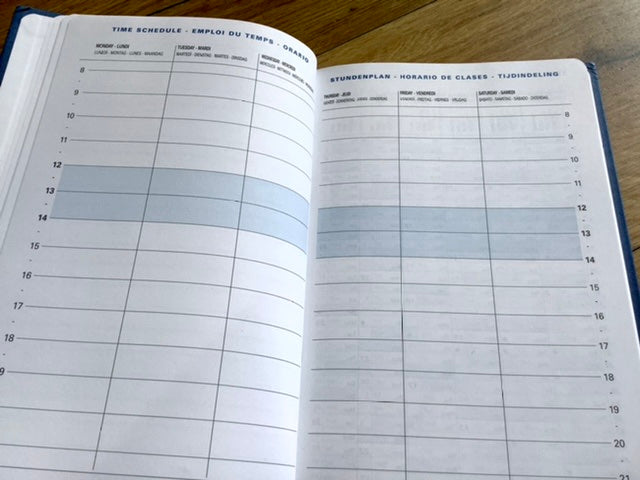 Wochenkalender 16x24cm ML „Ministre“ Quo Vadis blau 2025 (!)