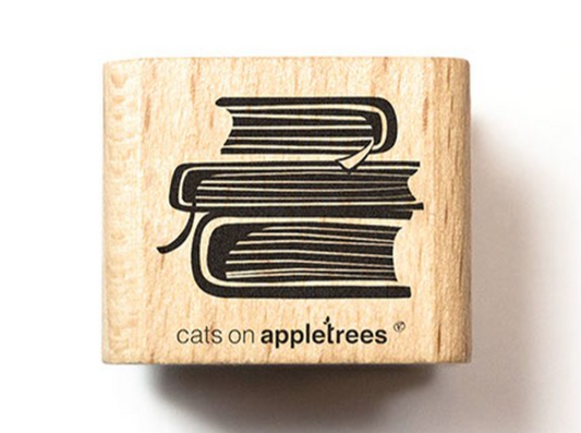 Stempel Bücherstapel (Cats on appletrees) - Polly Paper - Umweltfreundliche Schreibwaren