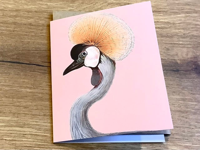 Kleine Grußkarte Vögel A7 („30x40“)°