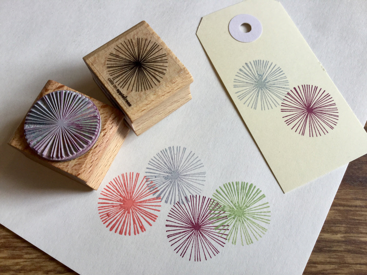 Holzstempel Kreise (Cats on appletrees)° - Polly Paper - Umweltfreundliche Schreibwaren