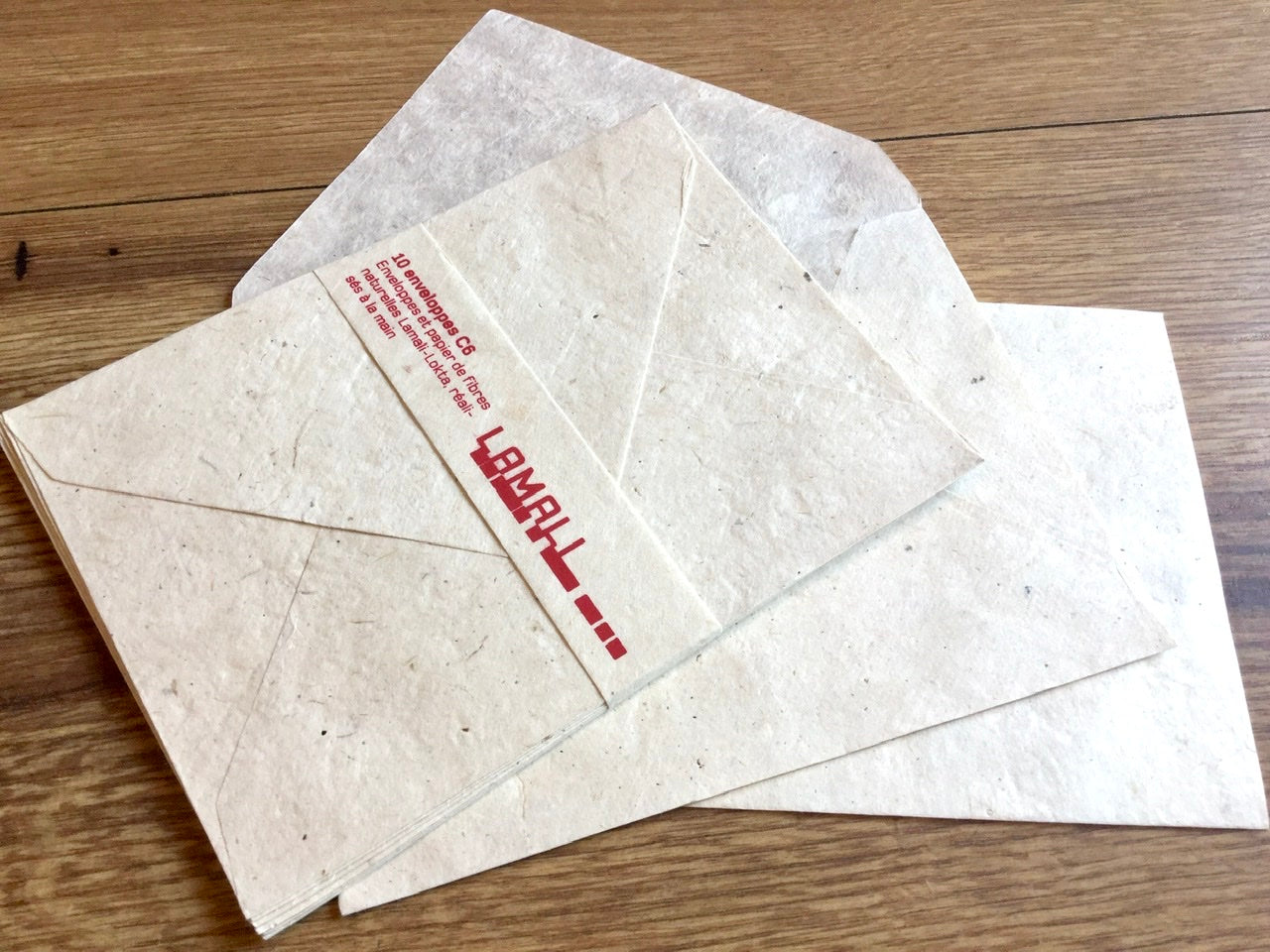 Briefumschläge 10x C6 Nepalpapier Lamali° - Polly Paper - Umweltfreundliche Schreibwaren