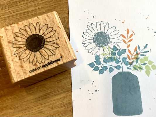 Stempel Sonnenblume (Cats on Appletrees)