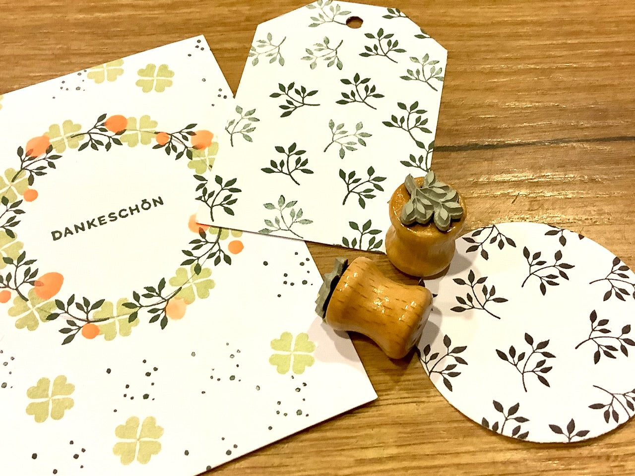 Ministempel Zweig klein (Bordschätze) - Polly Paper - Umweltfreundliche Schreibwaren