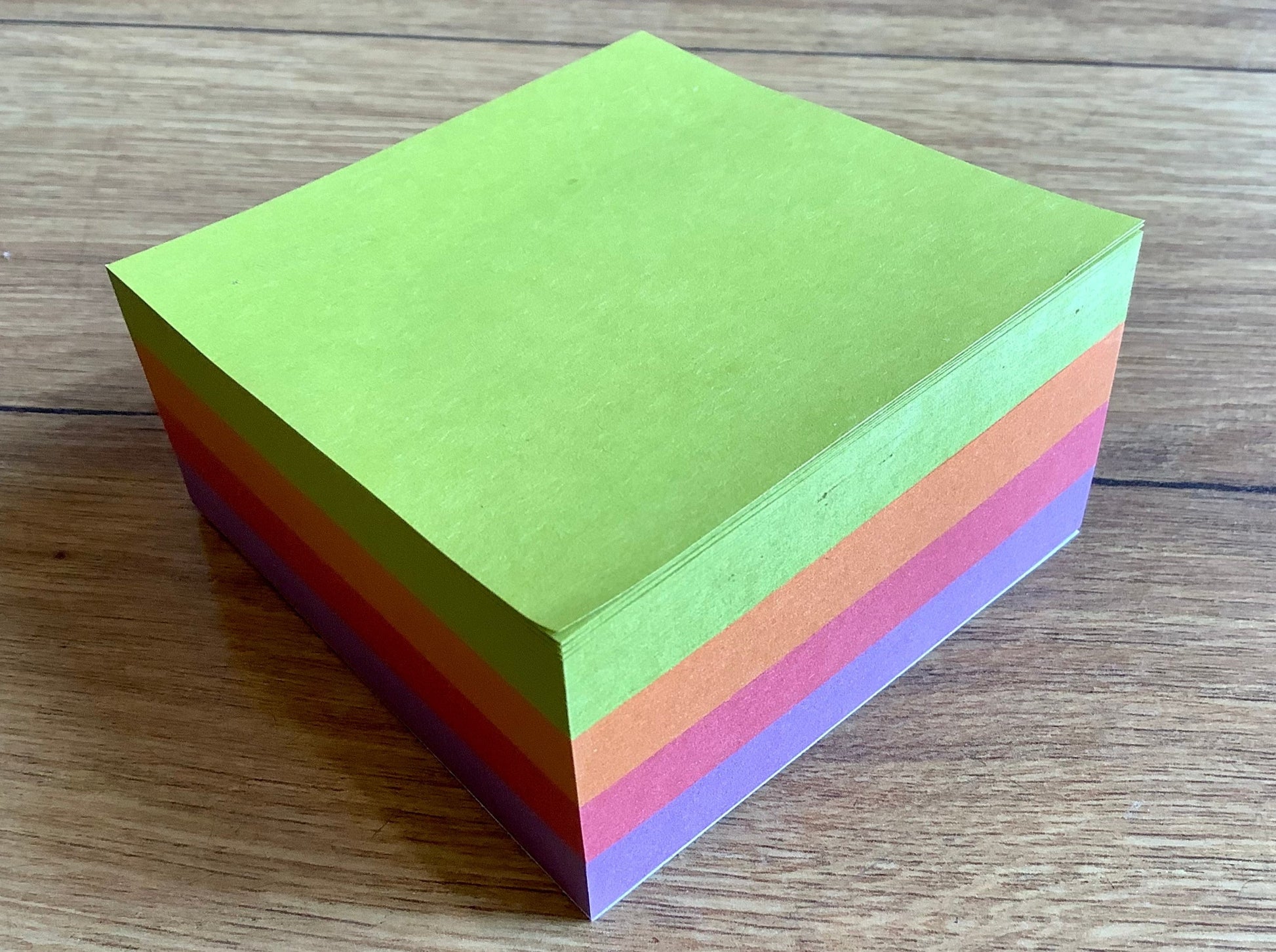 Haftnotizen 75x75mm 400Bl 4 Farben - Polly Paper - Umweltfreundliche Schreibwaren