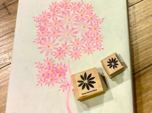 Stempel Lupinenblatt 3x3cm Bunte Bordschätze - Polly Paper - Umweltfreundliche Schreibwaren
