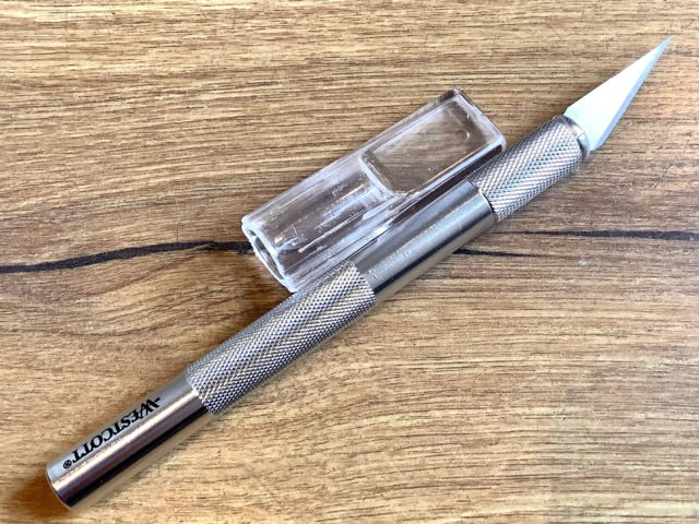 Skalpell Papiermesser Metall (Cutter) - Polly Paper - Umweltfreundliche Schreibwaren