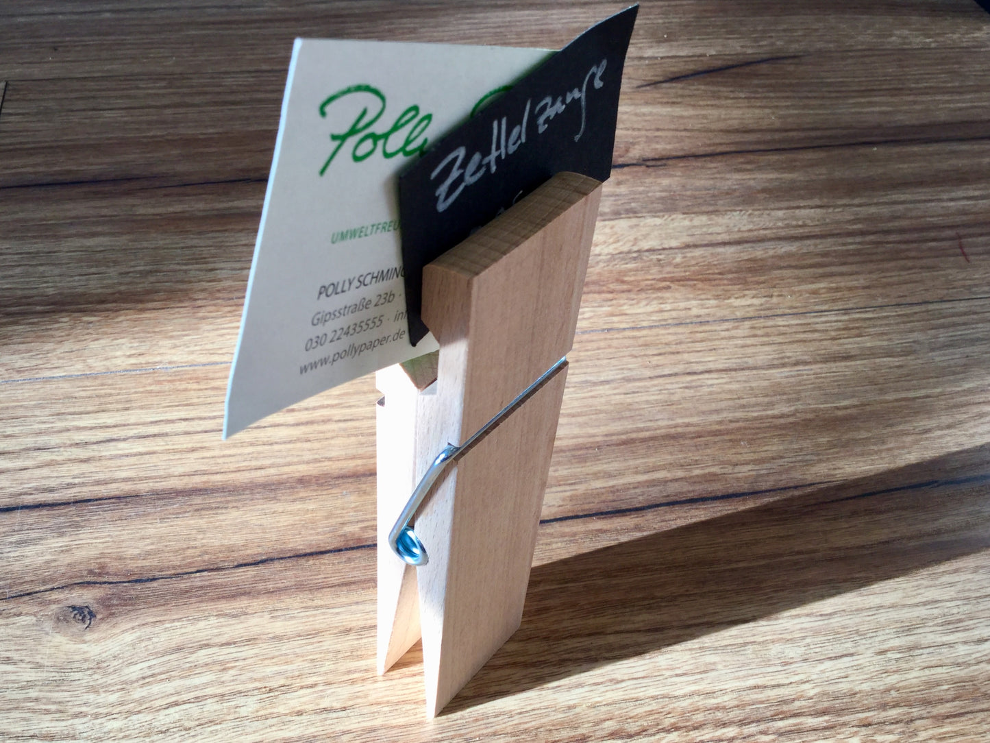 Zettelzange Holz 15cm - Polly Paper - Umweltfreundliche Schreibwaren