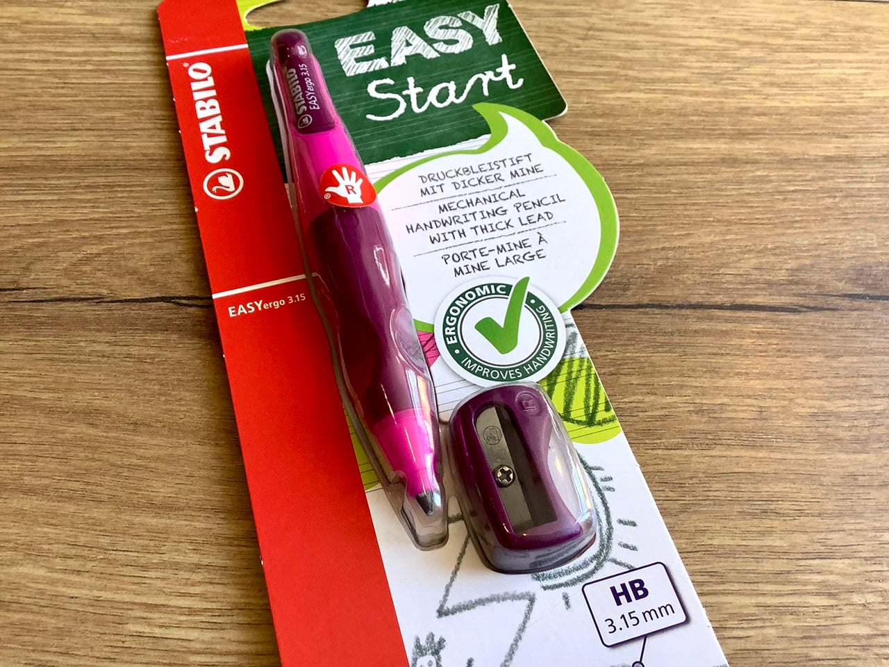 Druckbleistift Stabilo EasyErgo pink-lila