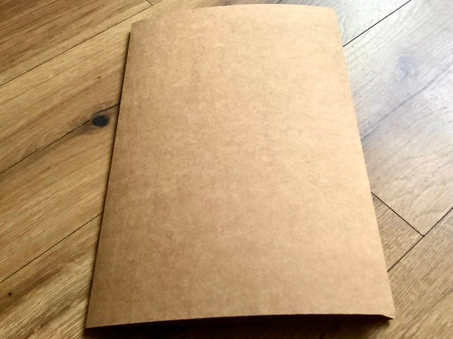Briefpapier-Set 10xA4 10DL braun / eukalyptus