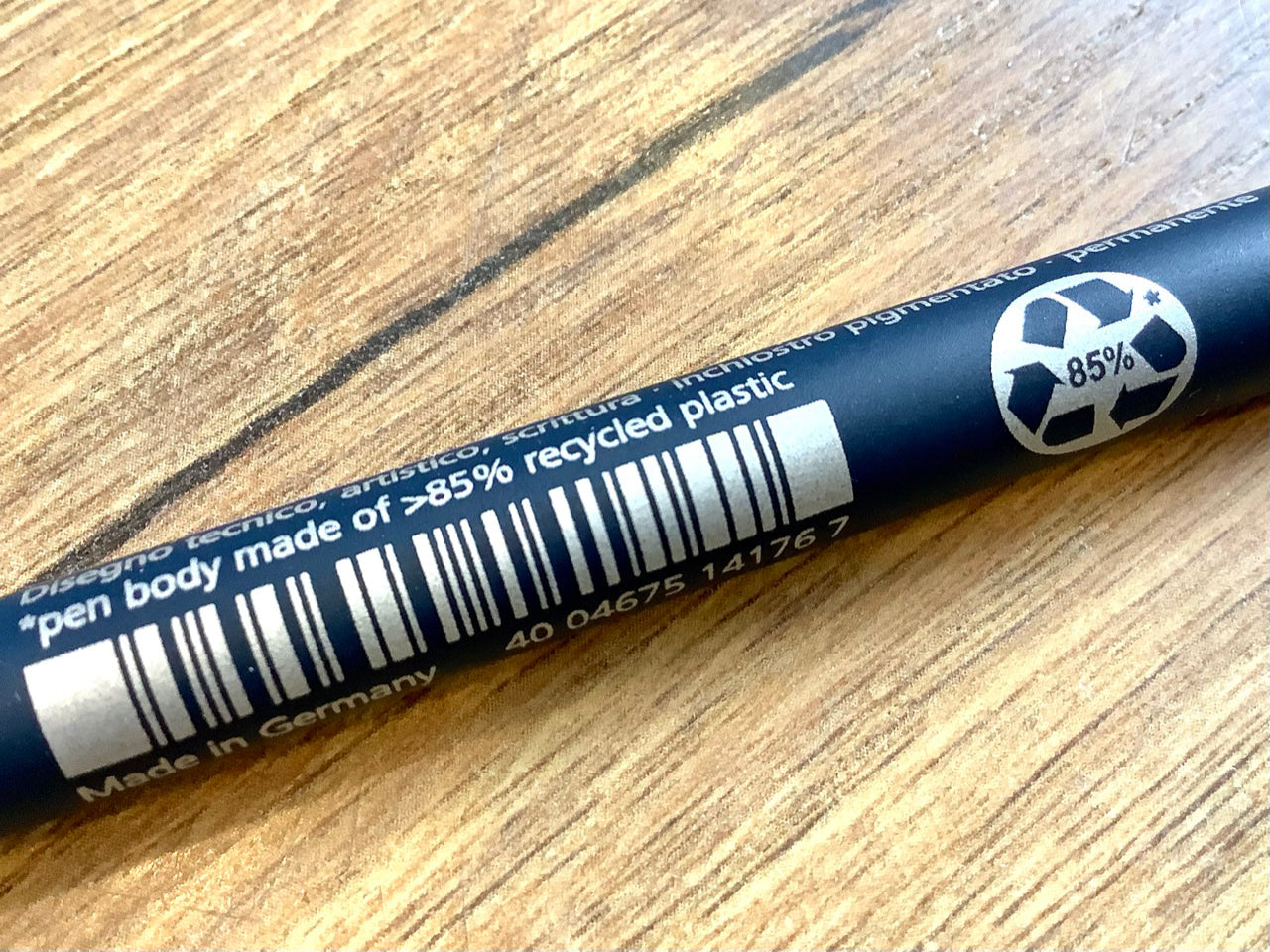 Fineliner Pictus 0,1 schwarz Schneider - Polly Paper - Umweltfreundliche Schreibwaren