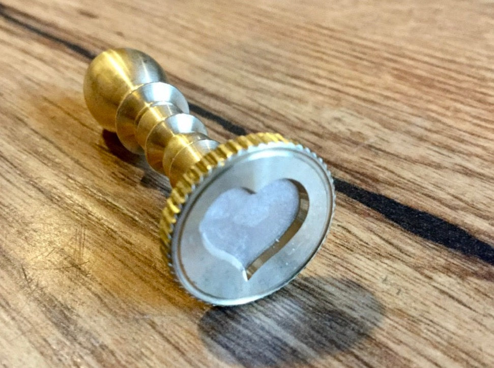 Messing-Siegel 1,7 x 4,5 cm°