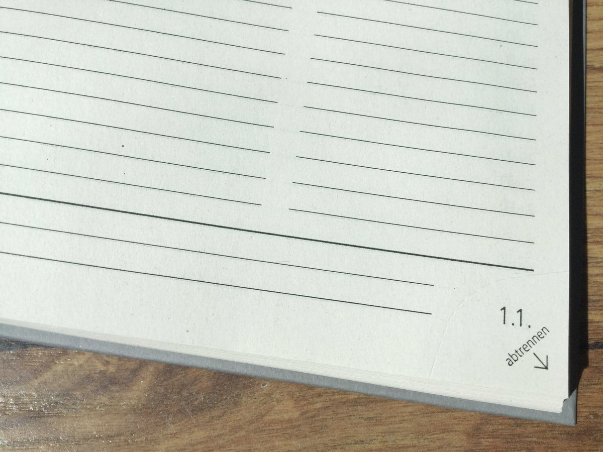 Tageskalender A5 1T/1S grau Zettler RC 2027
