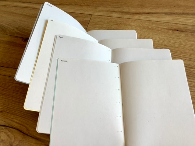 Berlin Notebook undatierter Kalender A6 1 Quartal°