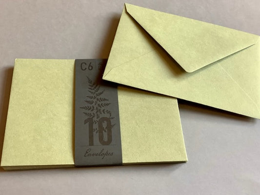 Briefumschlag C6 Spitzklappe (Togethery)° - Polly Paper - Umweltfreundliche Schreibwaren
