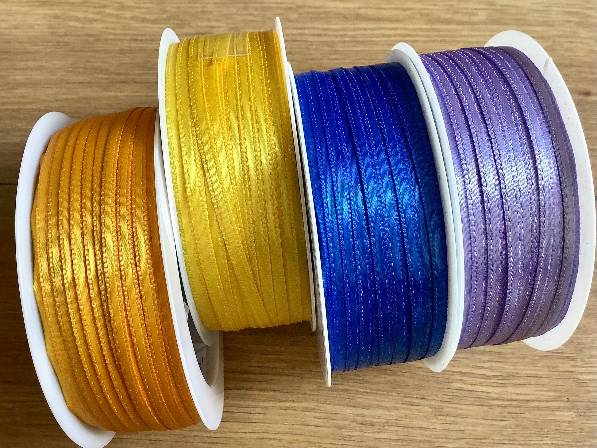 Satinband 3m 3mm dünn Geschenkband° - Polly Paper - Umweltfreundliche Schreibwaren