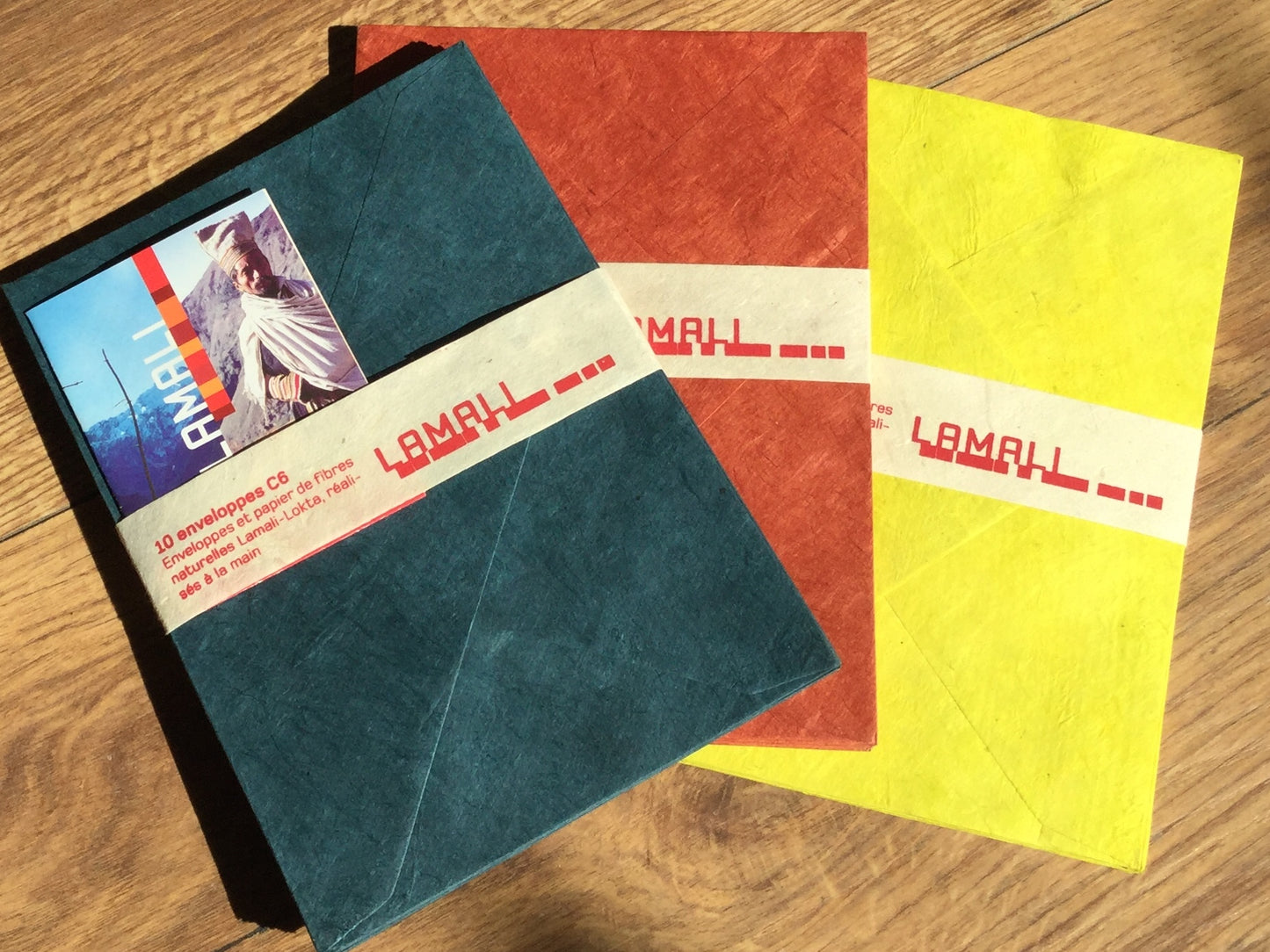 Briefumschläge 10x C6 Nepalpapier Lamali° - Polly Paper - Umweltfreundliche Schreibwaren
