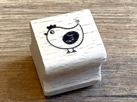 Huhn Hilde Holzstempel