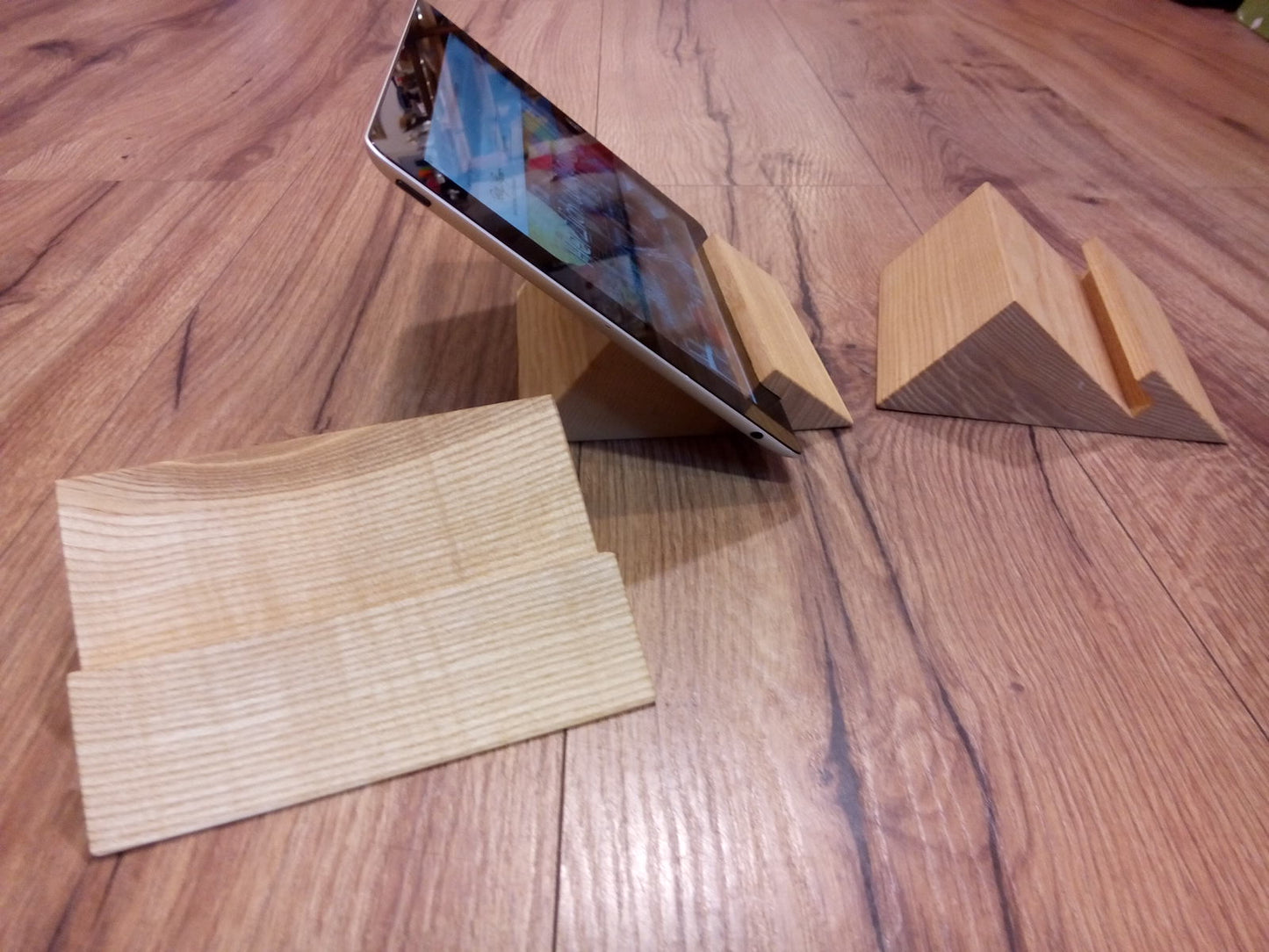 Design-Tablet-Halter Dock iPad-Ständer Holz
