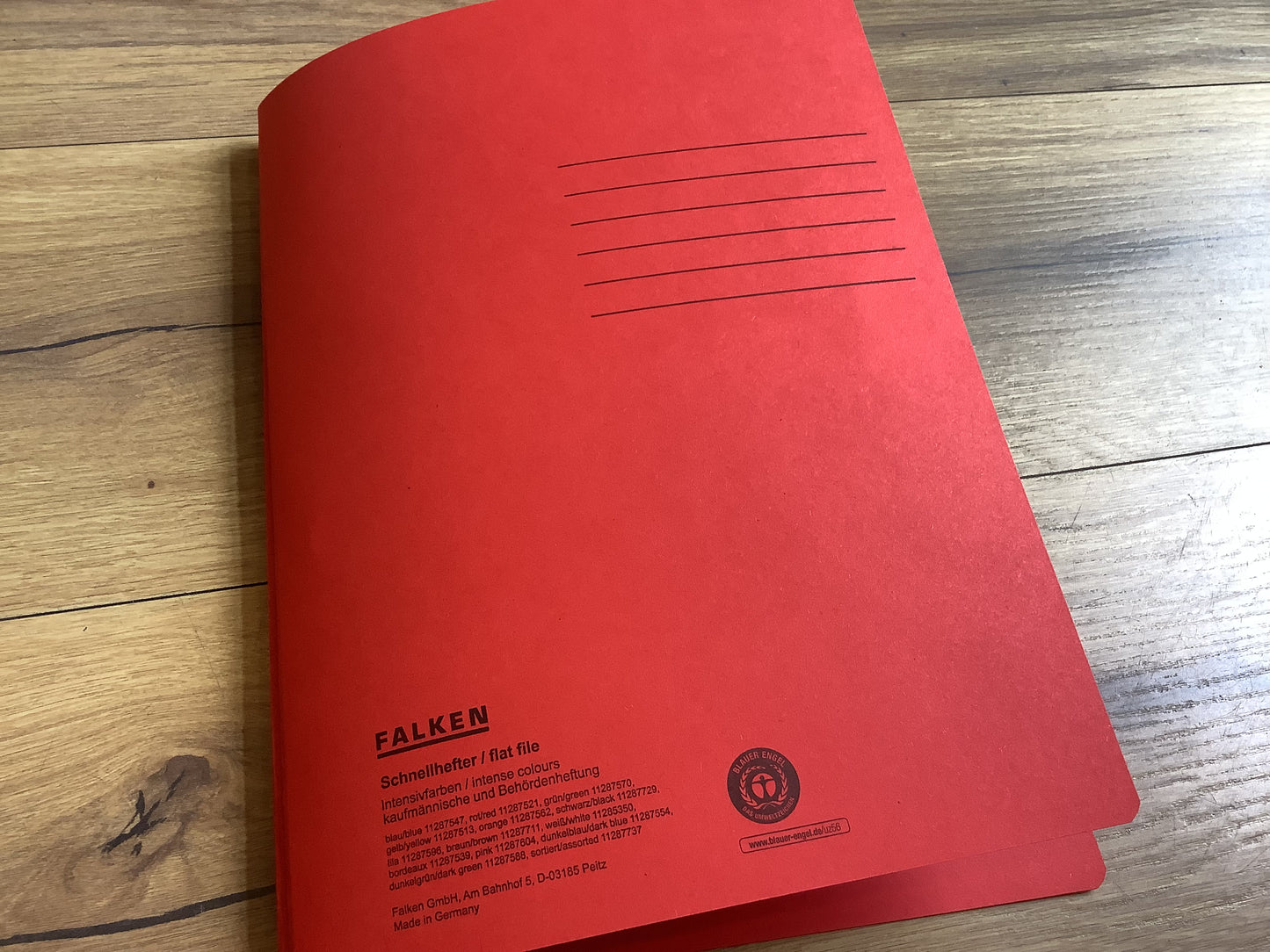 Schnellhefter intensiv Falken A4 Recycling 240g° - Polly Paper - Umweltfreundliche Schreibwaren