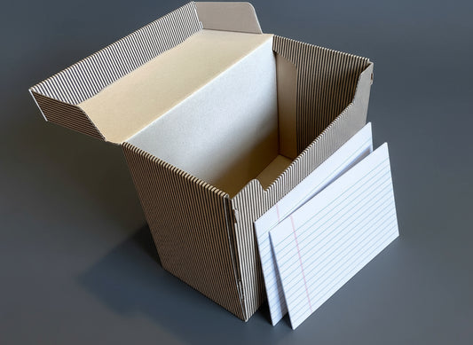 Karteikasten A5 braun Papiertiger