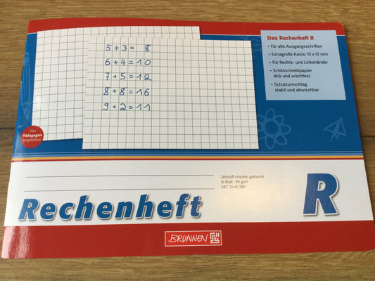 Rechenheft R Brunnen A5 quer