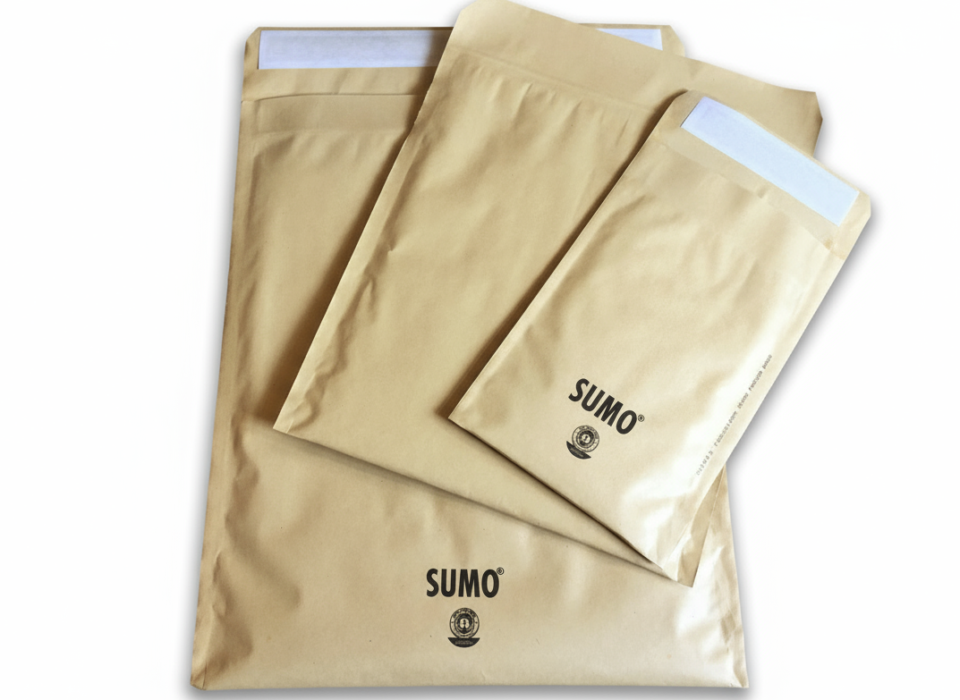 Versandtasche SUMO wattiert aus Recyclingpapier - bei Polly Paper Bürobedarf in Berlin-Mitte