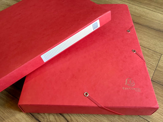 Archivbox Heftbox rot Cartobox Sammelmappe°