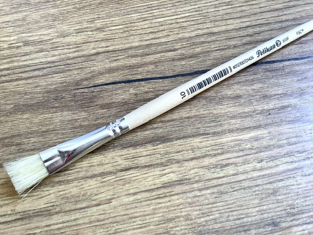 Borstenpinsel 2-8 Pelikan 613F Flachpinsel°
