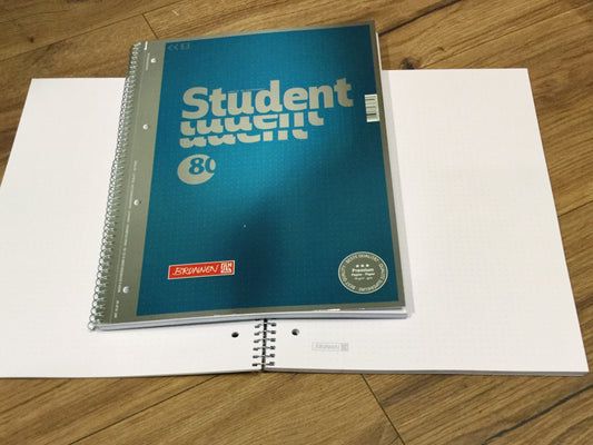 Collegeblock 90g dotted Brunnen A4 - Polly Paper - Umweltfreundliche Schreibwaren