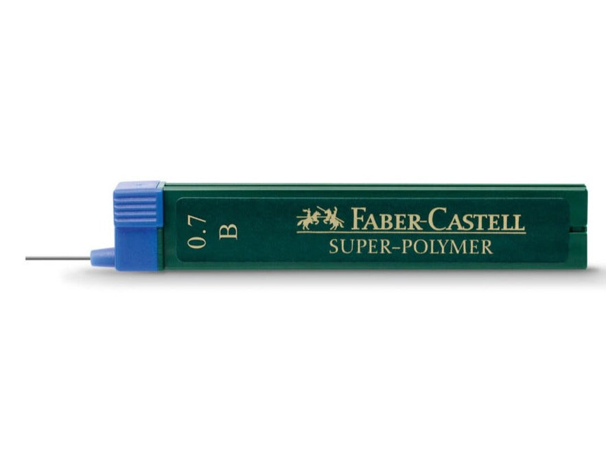 Feinminen 0,7mm 12 Minen SuperPolymer Faber-Castell° - Polly Paper - Umweltfreundliche Schreibwaren